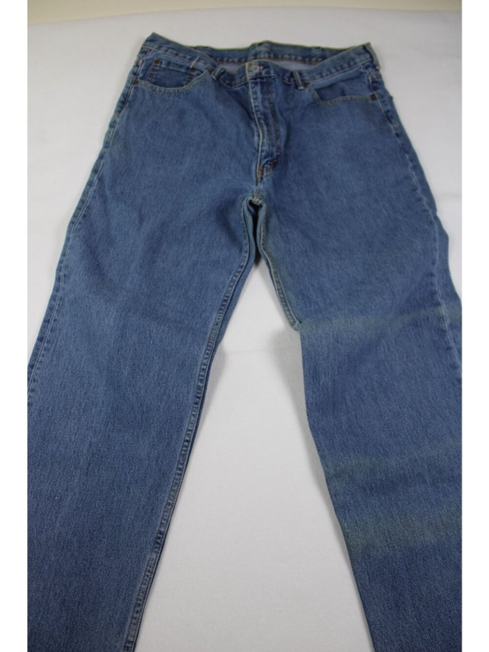Levis 550 Relaxed Fit Mens Blue Denim Jeans 42x36